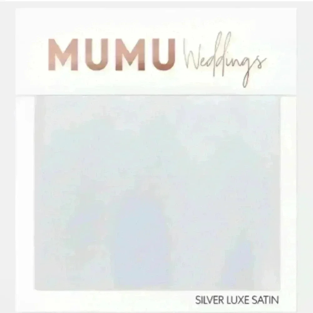 Show Me Your Mumu Verona Cowl Dress ~ M~ Silver Luxe Satin ~ NEW in package! - Picture 3 of 6